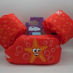 Puddle Jumper Size 33 - 55 LBS Life Jacket Orange and Yellow.   Starfish  NEW‎